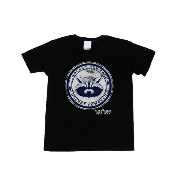 Marvel Pojkar Guardians Of The Galaxy Rocket Powered T-shirt Black 5-6 Years