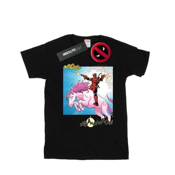 Marvel Dam/Tjej Deadpool Hey You Bomull Boyfriend T-shirt