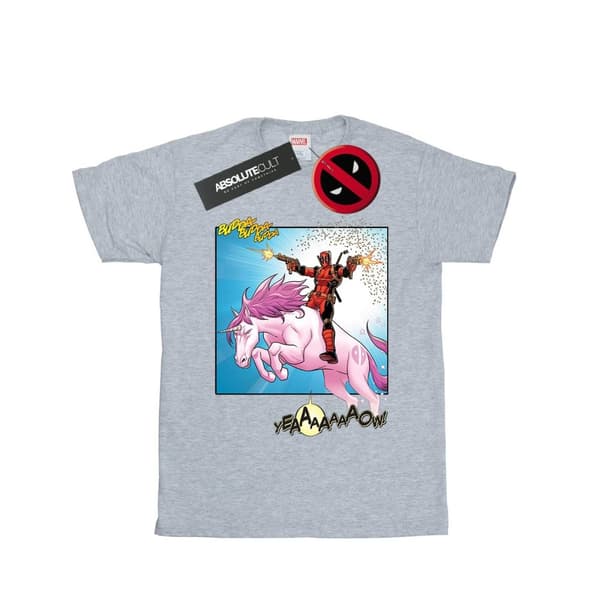 Marvel Dam/Tjej Deadpool Hey You Bomull Boyfriend T-shirt
