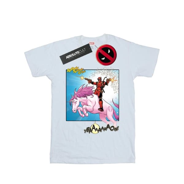 Marvel Dam/Tjej Deadpool Hey You Bomull Boyfriend T-shirt