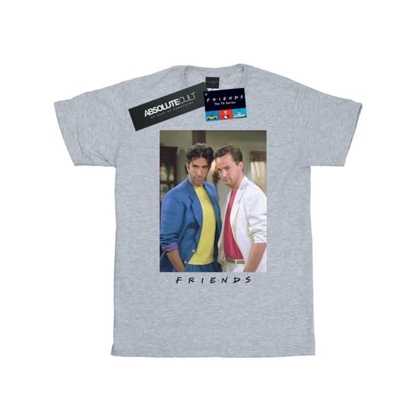 Friends Womens/Ladies Ross And Chandler College Cotton Boyfriend T-Shirt