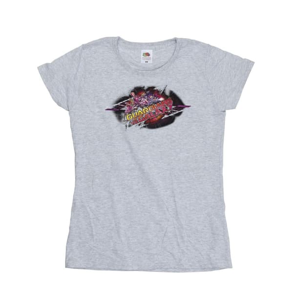 Marvel Womens/Ladies Guardians Of The Galaxy Group Pose Cotton T-Shirt