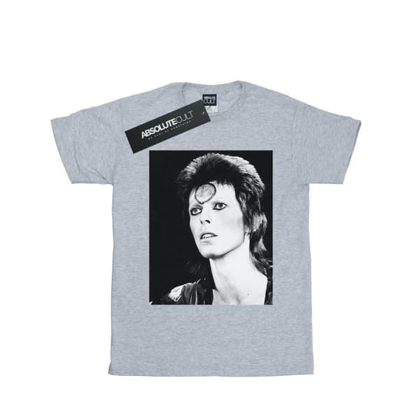 David Bowie Womens/Ladies Ziggy Looking Cotton Boyfriend T-Shirt