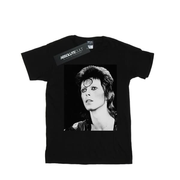 David Bowie Womens/Ladies Ziggy Looking Cotton Boyfriend T-Shirt