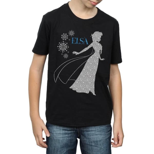 Disney Pojkar - Frozen Elsa Christmas Silhouette T-shirt