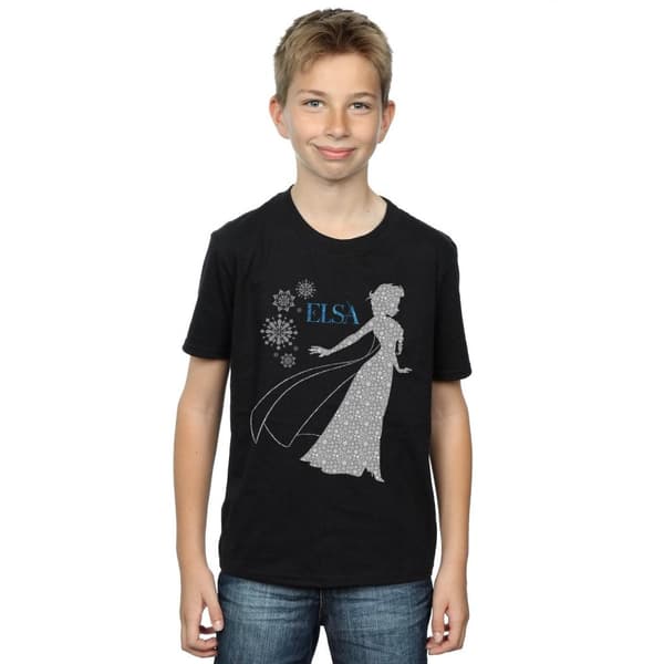 Disney Pojkar - Frozen Elsa Christmas Silhouette T-shirt