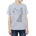 Miniatyrbild 3 av 5: Disney Pojkar - Frozen Elsa Christmas Silhouette T-shirt