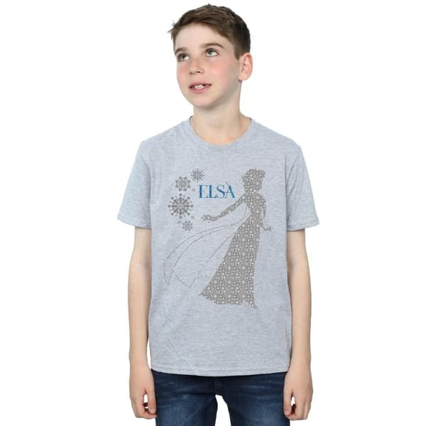 Disney Pojkar - Frozen Elsa Christmas Silhouette T-shirt