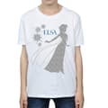 Miniatyrbild 3 av 5: Disney Pojkar - Frozen Elsa Christmas Silhouette T-shirt