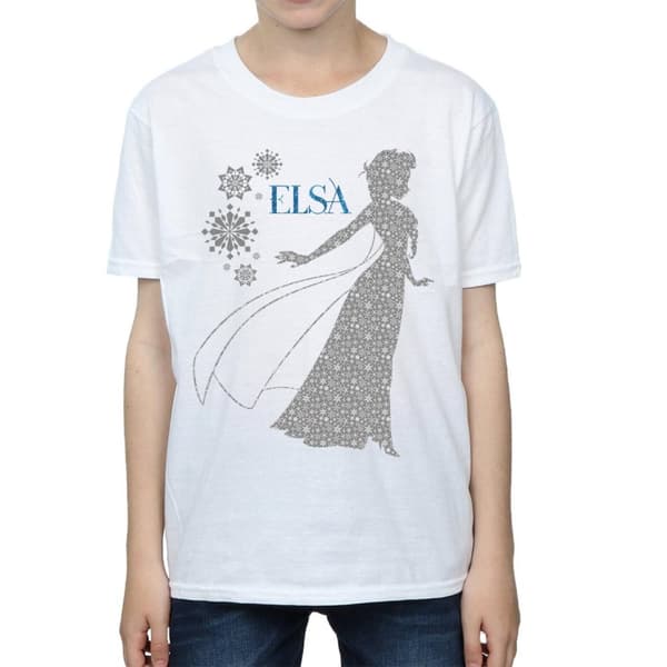 Disney Pojkar - Frozen Elsa Christmas Silhouette T-shirt