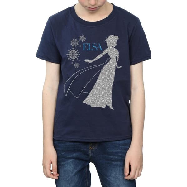 Disney Pojkar - Frozen Elsa Christmas Silhouette T-shirt