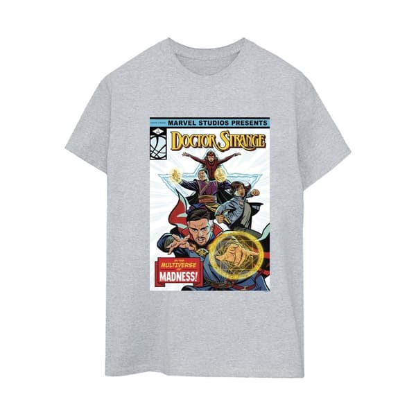 Marvel Dam/Tjej Doctor Strange Comic Cover Boyfriend-T-shirt i bomull