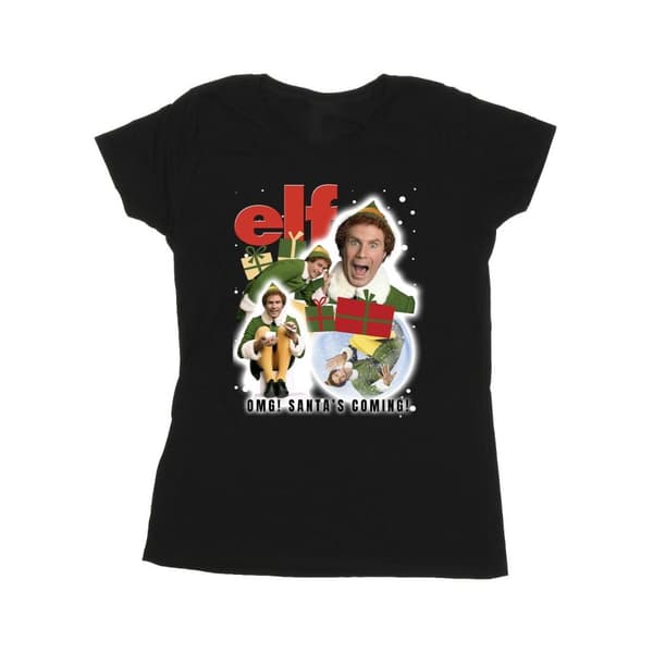 Elf Dam/dam Buddy Collage - T-shirt i bomull