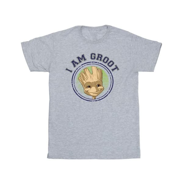 Guardians Of The Galaxy Flickor Groot Varsity Bomulls-T-shirt