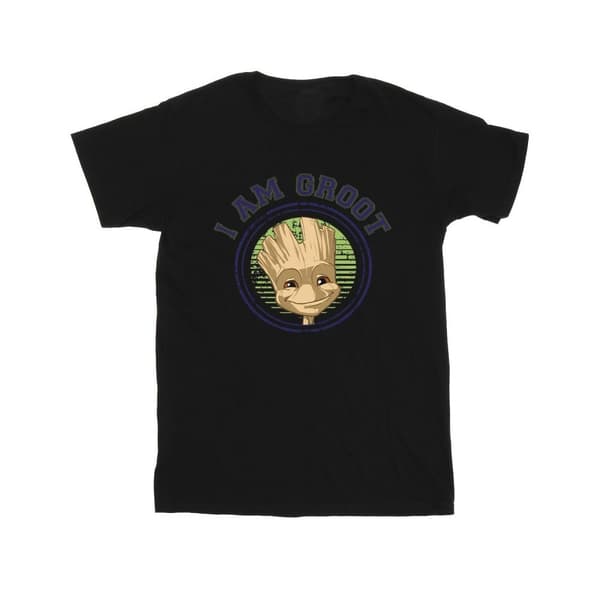 Guardians Of The Galaxy Flickor Groot Varsity Bomulls-T-shirt