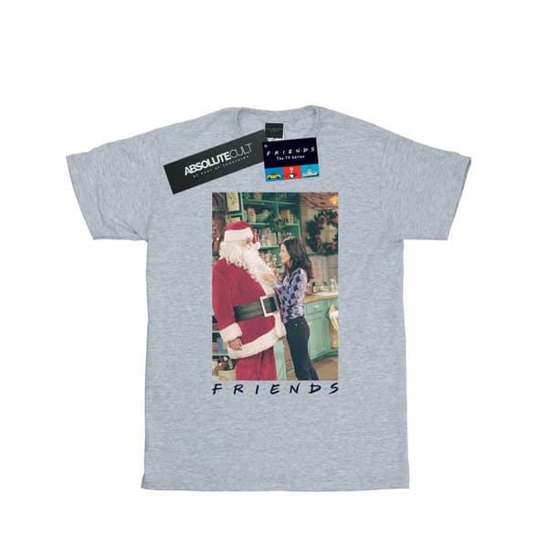 Friends Dam/Lady Chandler Claus Boyfriend T-shirt i bomull