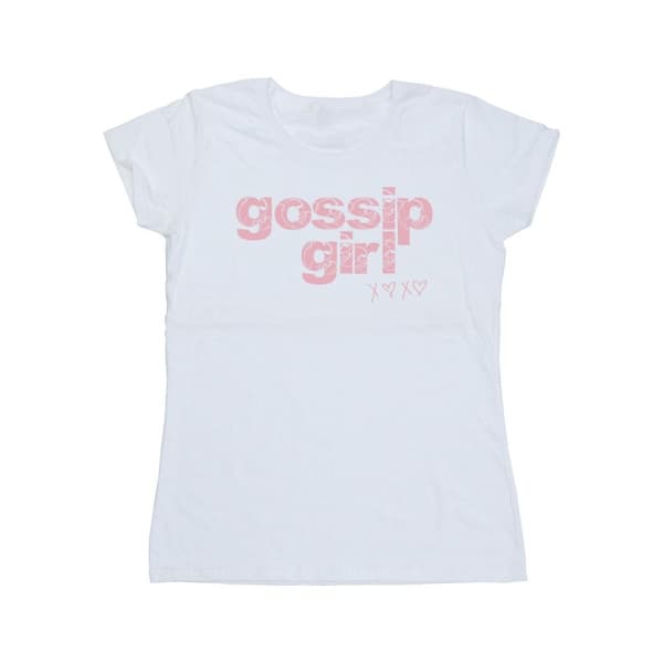 Gossip Girl Womens/Ladies Swirl Logo Cotton T-Shirt White S