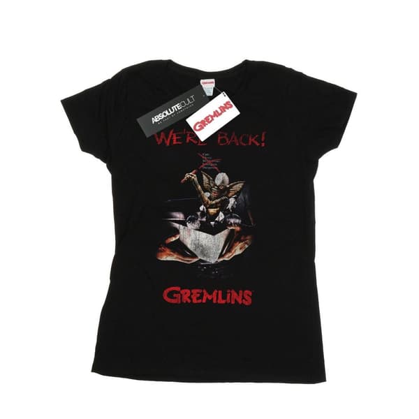 Gremlins Womens/Ladies Spike Distressed Poster Cotton T-Shirt
