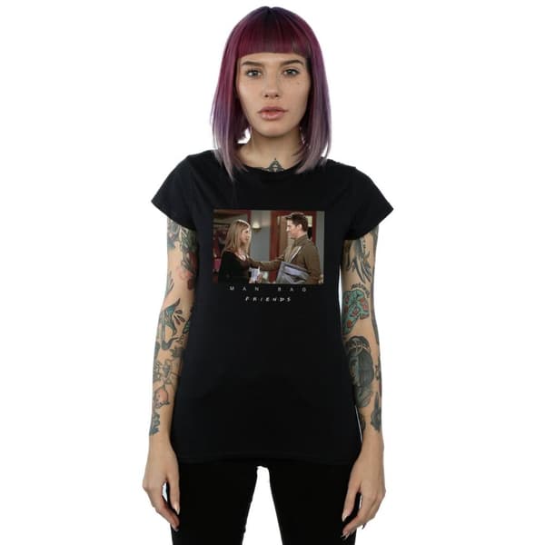 Friends Womens/Ladies Man Bag Cotton T-Shirt