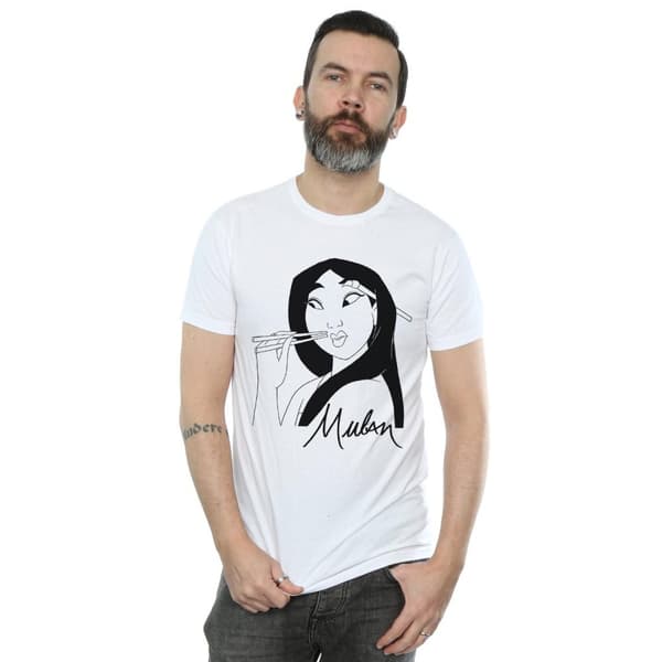 Disney Mulan ätpinnar t-shirt för herrar