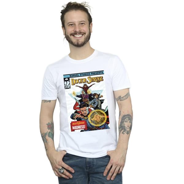 Marvel Doctor Strange - T-shirt med serieomslag för herrar