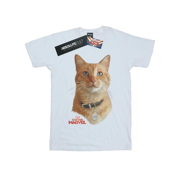 Marvel Mens Captain Marvel Goose Photo T-Shirt