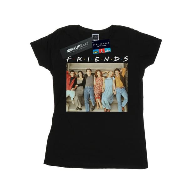 Friends T-shirt i bomull för damer/kvinnor - Group Photo Stairs