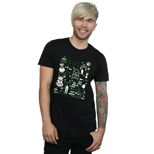 Elf Mens Infographic Poster T-Shirt
