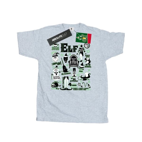 Elf Mens Infographic Poster T-Shirt