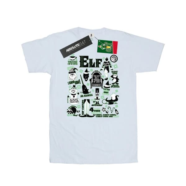 Elf Mens Infographic Poster T-Shirt