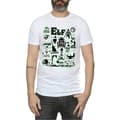 Miniatyrbilde 3 av 5: Elf Mens Infographic Poster T-Shirt