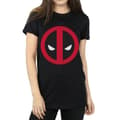 Miniatyrbild 3 av 5: Marvel Dam/Tjej - Deadpool - Boyfriend-t-shirt i bomull med stor ren logotyp