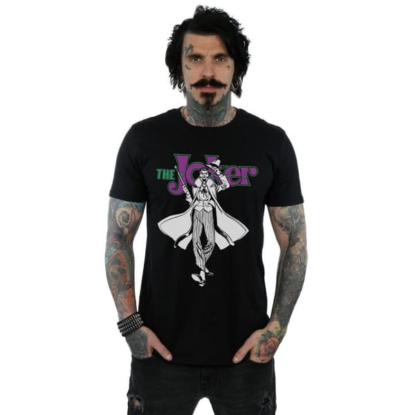 DC Comics Mens Joker Pose T-Shirt