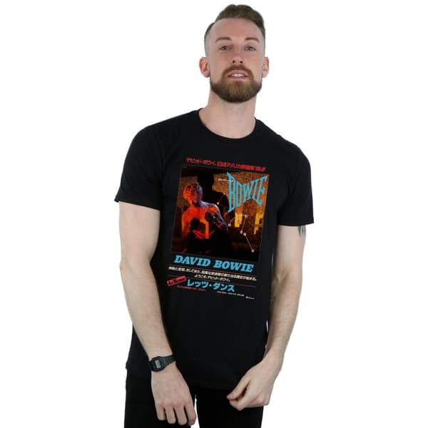 David Bowie Mens Asian Poster T-Shirt