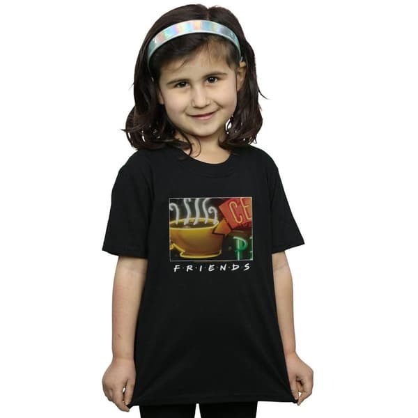 Friends Central Perk Homage bomulls-T-shirt för flickor
