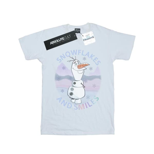 Disney Boys Frozen 2 Olaf Snowflakes And Smiles T-Shirt