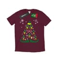 Miniatyrbild 1 av 5: Elf T-shirt med julgran för herrar