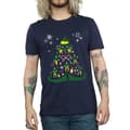 Miniatyrbild 3 av 5: Elf T-shirt med julgran för herrar