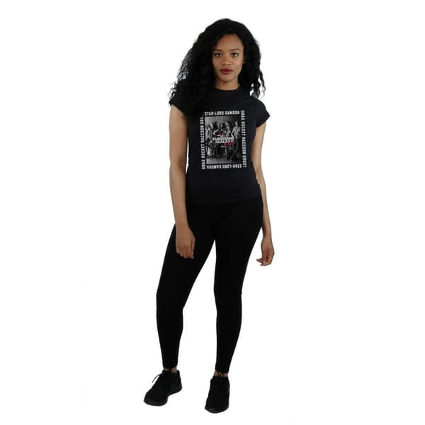 Marvel Womens/Ladies Guardians Of The Galaxy Framed Poster Cotton T-Shirt