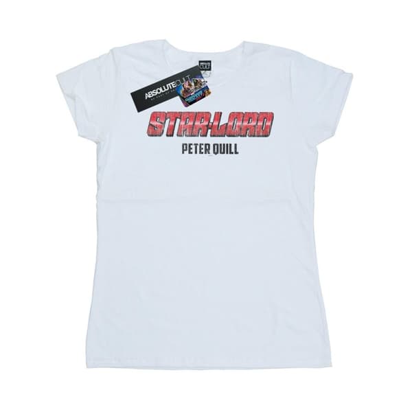 Marvel Dam/Tjej - Star Lord AKA Peter - T-shirt i bomull med quill