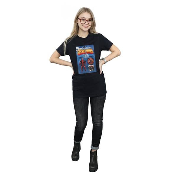 Marvel Womens/Ladies Deadpool Secret Wars Action Figure Cotton Boyfriend T-Shirt
