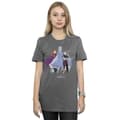 Miniatyrbillede 2 af 3: Disney Womens/Ladies Frozen 2 Distressed Group Cotton Boyfriend T-Shirt