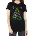 Miniatyrbilde 3 av 5: Elf Womens/Ladies Christmas Tree Cotton Boyfriend T-Shirt