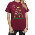 Miniatyrbilde 3 av 5: Elf Womens/Ladies Christmas Tree Cotton Boyfriend T-Shirt