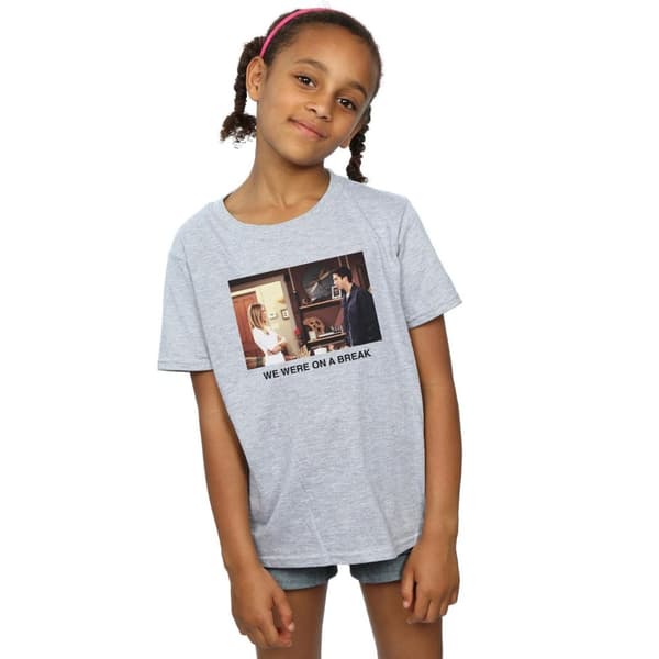 Friends Girls - We Were On A Break - T-shirt i bomull med foto