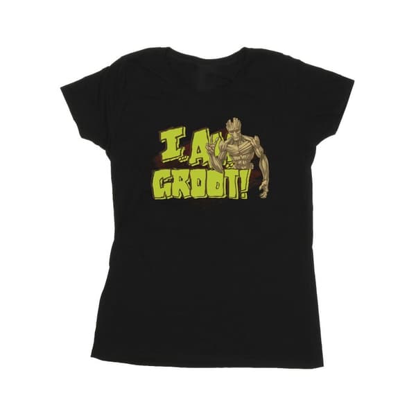 Guardians Of The Galaxy Dam/Tjej - I Am Groot - Bomulls-T-shirt