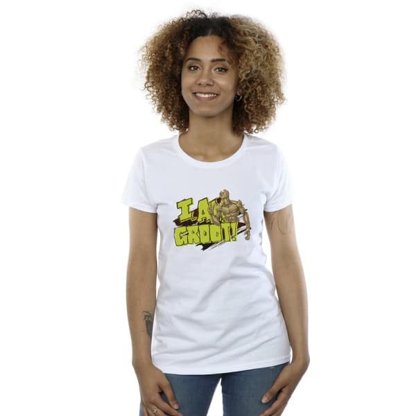 Guardians Of The Galaxy Dam/Tjej - I Am Groot - Bomulls-T-shirt