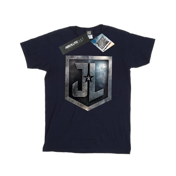 DC Comics T-shirt med sköld från Justice League-filmen för pojkar