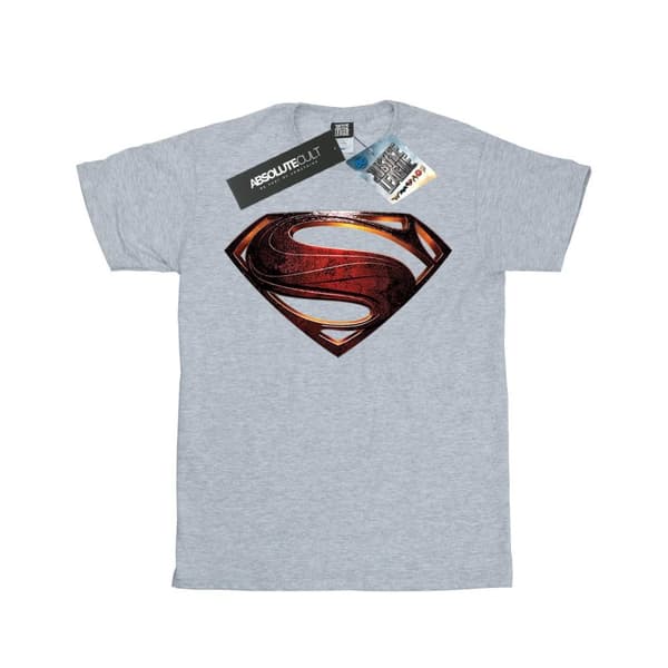 DC Comics Girls Justice League Movie Superman Emblem Cotton T-Shirt