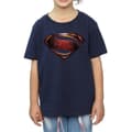 Miniatyrbilde 3 av 5: DC Comics Girls Justice League Movie Superman Emblem Cotton T-Shirt